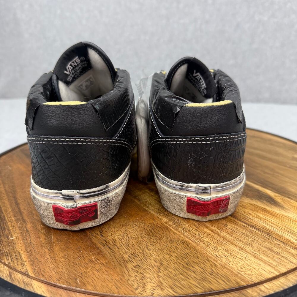 Vans Half Cab Lux Duct Shoes Women's 7.5 Skate Black Sneakers - Picture 4 of 7